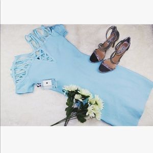 Bebe turquoise dress